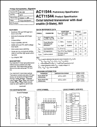 Click here to download 74ACT11544D-T Datasheet