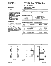 Click here to download 74ALS245A1D Datasheet