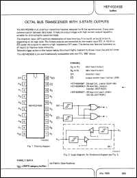 Click here to download HEF40245BTD-T Datasheet