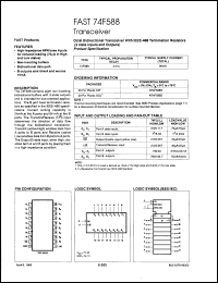 Click here to download N74F588NB Datasheet