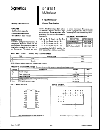 Click here to download S54S151F/883C Datasheet