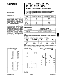 Click here to download N74LS157D Datasheet