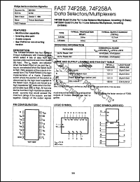 Click here to download N74F258AD-T Datasheet