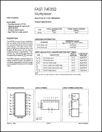 Click here to download N74F352D Datasheet