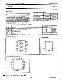 Click here to download I74F112N-B Datasheet