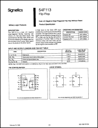 Click here to download 54F113/B2A Datasheet