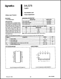 Click here to download S54LS75W/883B Datasheet