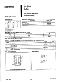 Click here to download S54S40F/883B Datasheet