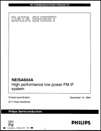 Click here to download NE604D-T Datasheet