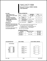 Click here to download 74ACT11008D-T Datasheet