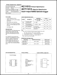 Click here to download 74AC11013D-T Datasheet
