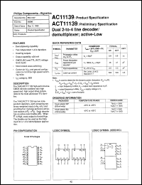 Click here to download 74ACT11139D-T Datasheet