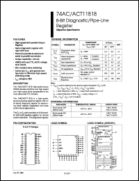 Click here to download 74ACT11818N Datasheet