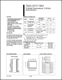 Click here to download 74AC11863N Datasheet