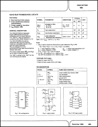 Click here to download 74HCT243D-T Datasheet