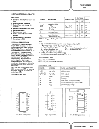 Click here to download 74HCT259D-T Datasheet
