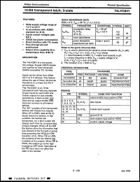 Click here to download 74LVC841D Datasheet