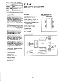 Click here to download N82S116N Datasheet