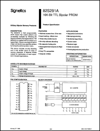 Click here to download 82S291A/BLA Datasheet