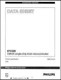 Click here to download P87C528BBF Datasheet