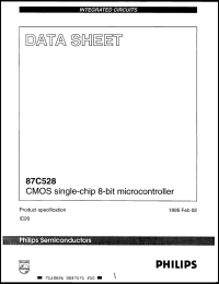 Click here to download P87C528EHK Datasheet