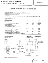 Click here to download BF990AR Datasheet