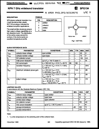 Click here to download BFG134 Datasheet