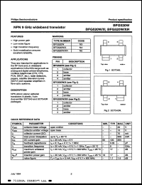 Click here to download BFG520W/XR Datasheet