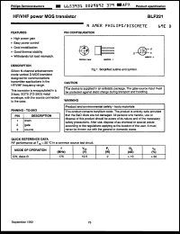 Click here to download BLF221 Datasheet