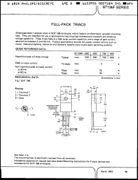 Click here to download BT136F600 Datasheet