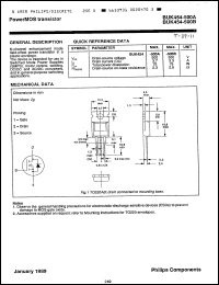 Click here to download BUK454-500A Datasheet