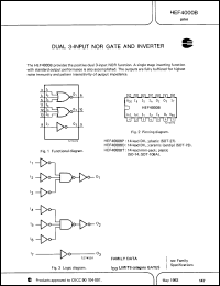 Click here to download HEF4000BTD-T Datasheet