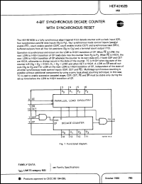 Click here to download HEF40162BTD-T Datasheet