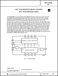 Click here to download HEF40163BTD-T Datasheet