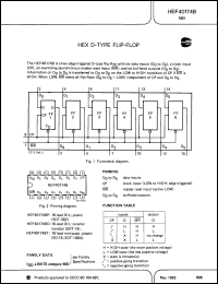 Click here to download HEF40174BTD-T Datasheet