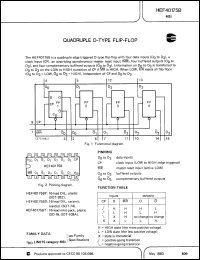 Click here to download HEF40175BTD-T Datasheet