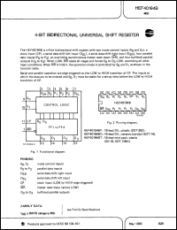 Click here to download HEF40194BTD-T Datasheet