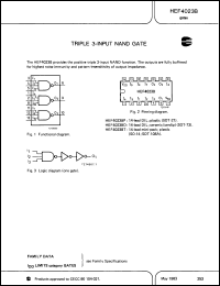 Click here to download HEF4023BTD-T Datasheet