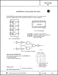 Click here to download HEF4070BTD-T Datasheet