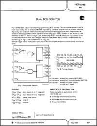 Click here to download HEF4518BTD Datasheet