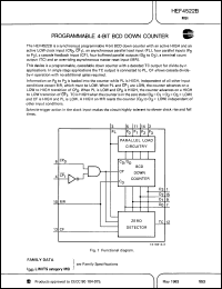 Click here to download HEF4522BTD-T Datasheet