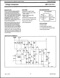 Click here to download LM111F/883C Datasheet