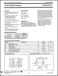 Click here to download LM139AF Datasheet