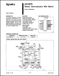 Click here to download LM1870D Datasheet