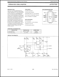 Click here to download UA733H/883B Datasheet