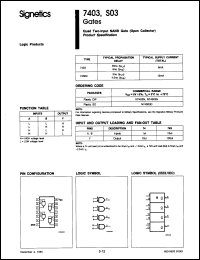 Click here to download N7403FB Datasheet