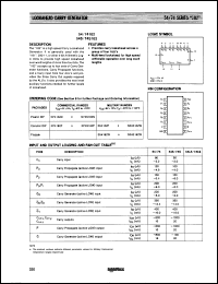 Click here to download N74182F Datasheet