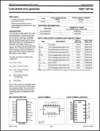 Click here to download N74F182N-B Datasheet