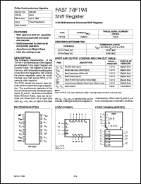 Click here to download N74F194DB Datasheet