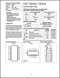 Click here to download N74F533N-B Datasheet